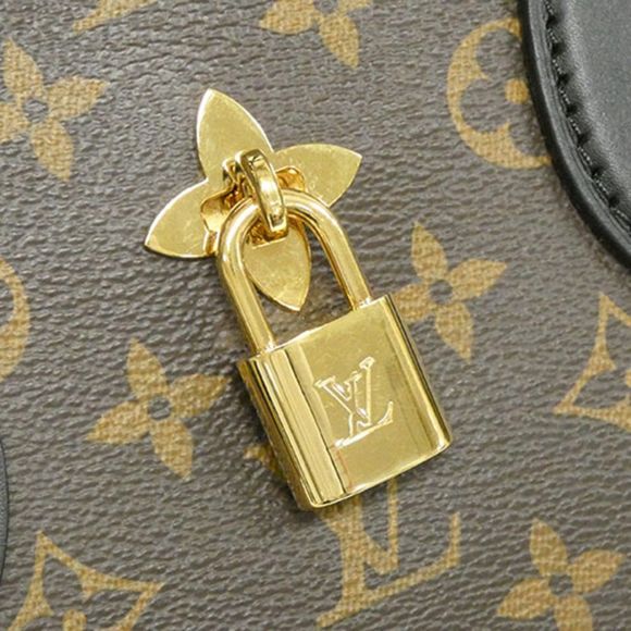 Louis Vuitton Monogram Flower Zipped Tote PM Tote Bag Brown - Picture 3 of 8